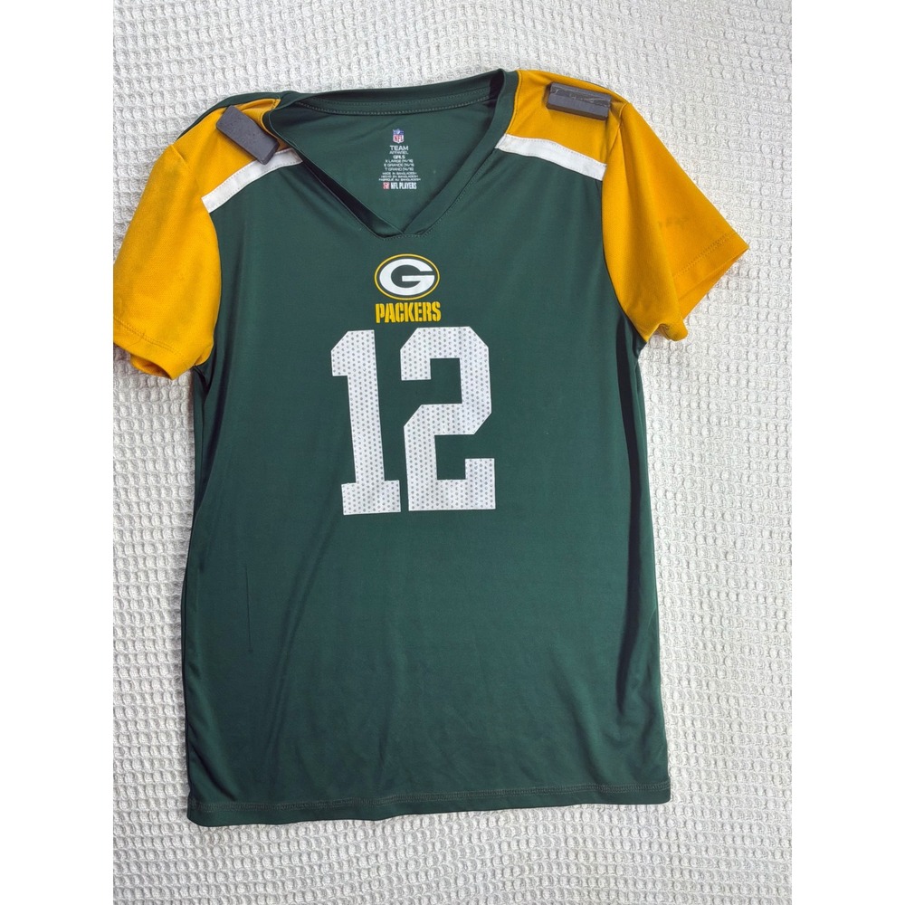 Gorpcore Kids NFL Team Apparel Aaron Rodgers Jersey XL Green
